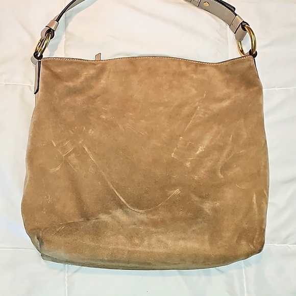 Suede Michael Kors hobo bag - Picture 6 of 8